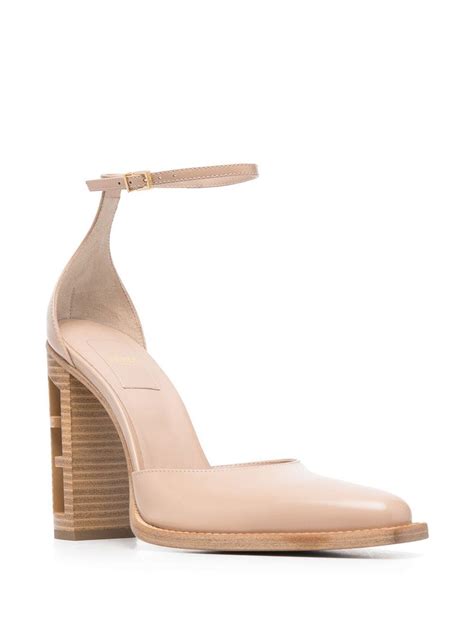 fendi block heel|fendi high heel pumps.